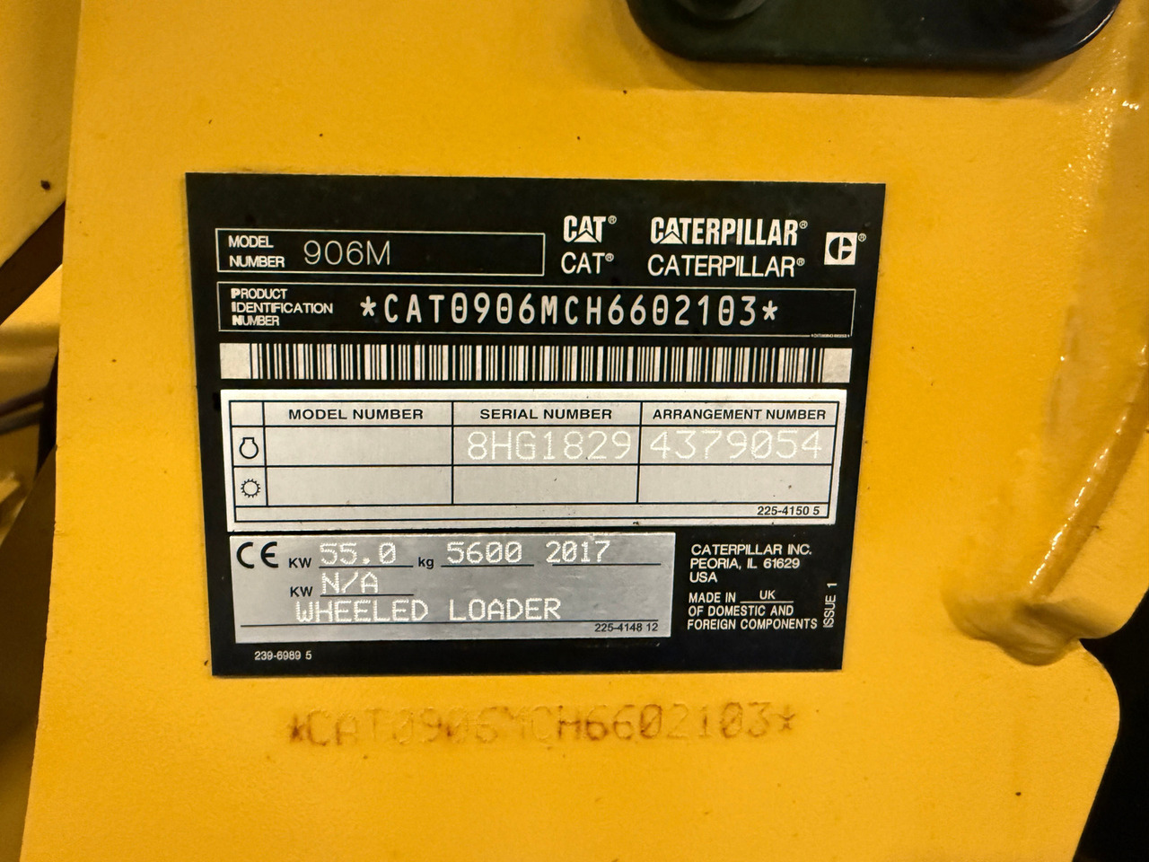 Chargeuse sur pneus Cat 906M High Flow, 40 km/t med skuff og plog # TIL LEIE#: photos 11