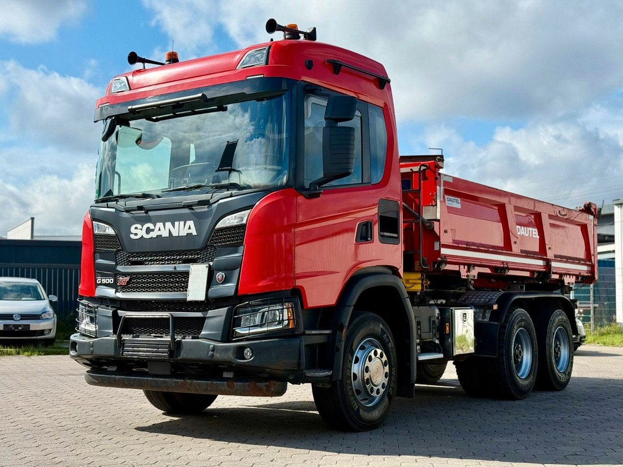 Scania G500 3S. Kipper mit Bordmatik Blatt-Blatt - Camion benne: photos 1 Scania G500 3S. Kipper mit Bordmatik Blatt-Blatt - Camion benne: photos 1
