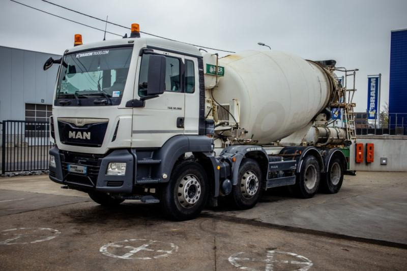 MAN TGS 32.360 BB+E6+MIXER 9M³ - Camion malaxeur: photos 1 MAN TGS 32.360 BB+E6+MIXER 9M³ - Camion malaxeur: photos 1