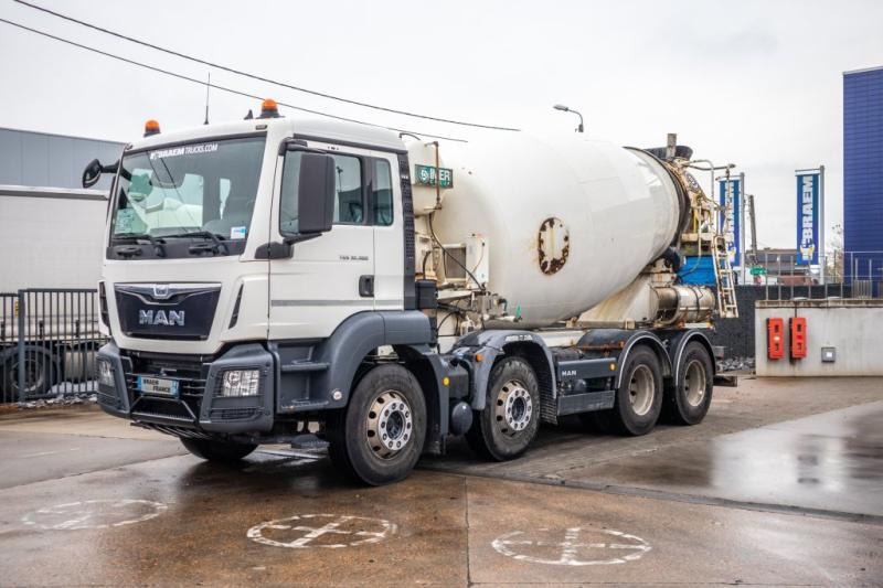 MAN TGS 32.360 BB+MIXER 9M³ - Camion malaxeur: photos 1 MAN TGS 32.360 BB+MIXER 9M³ - Camion malaxeur: photos 1