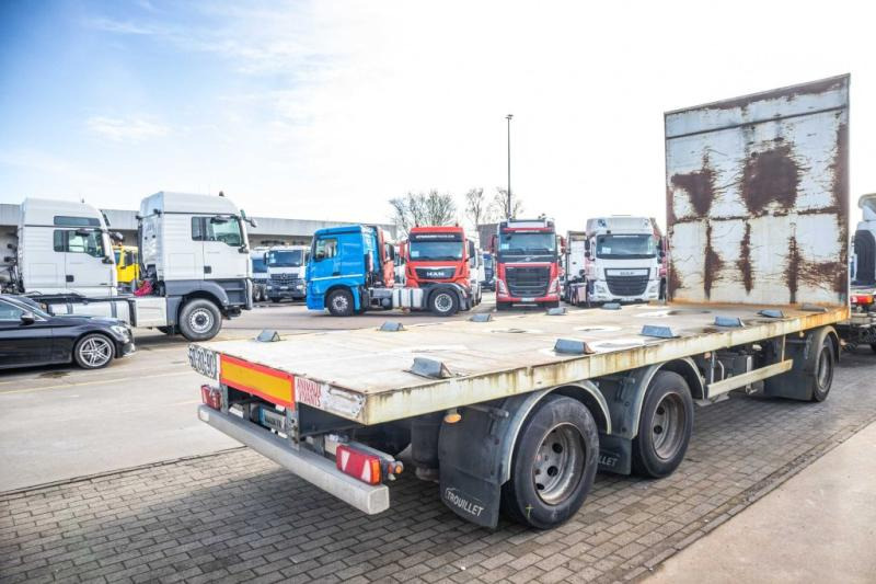 Trouillet PLATEAU + 3 ASSEN DOLLY - Remorque plateau: photos 3 Trouillet PLATEAU + 3 ASSEN DOLLY - Remorque plateau: photos 3