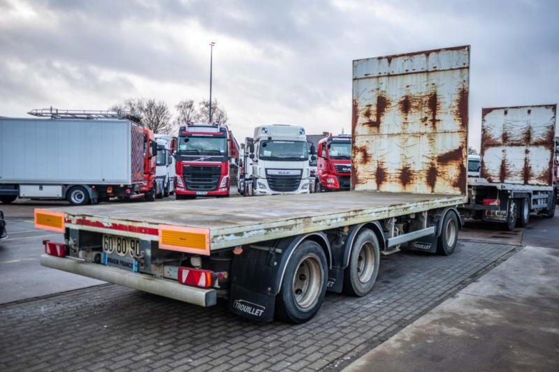 Trouillet PLATEAU + 3 ASSEN DOLLY - Remorque plateau: photos 3 Trouillet PLATEAU + 3 ASSEN DOLLY - Remorque plateau: photos 3