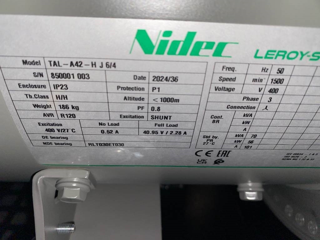 Groupe électrogène neuf Cummins 4BTA3.9-G2 - 66 kVA Generator - DPX-19833: photos 16