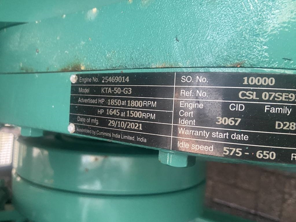 Cummins C1400D5 - 1.400 kVA Generator - DPX-18532-O - Groupe électrogène: photos 4 Cummins C1400D5 - 1.400 kVA Generator - DPX-18532-O - Groupe électrogène: photos 4