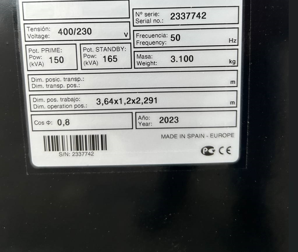 Deutz TCD6.1L6 - 165 kVA Stage V Generator - DPX-19014 - Groupe électrogène: photos 4 Deutz TCD6.1L6 - 165 kVA Stage V Generator - DPX-19014 - Groupe électrogène: photos 4