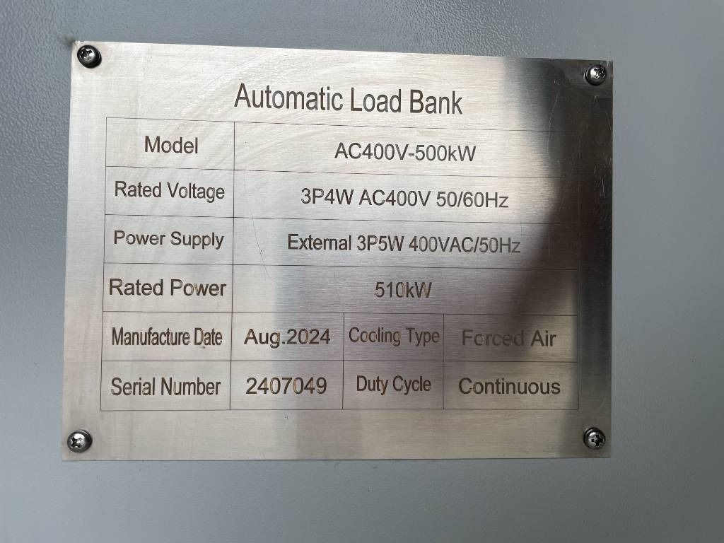 Engins de chantier neuf DPX Power Loadbank 500 kW - DPX-30022: photos 7 Engins de chantier neuf DPX Power Loadbank 500 kW - DPX-30022: photos 7