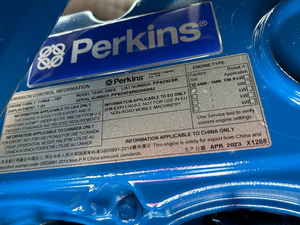 Groupe électrogène neuf FG Wilson P150-5 - 150 kVA Genset - DPX-16009: photos 9