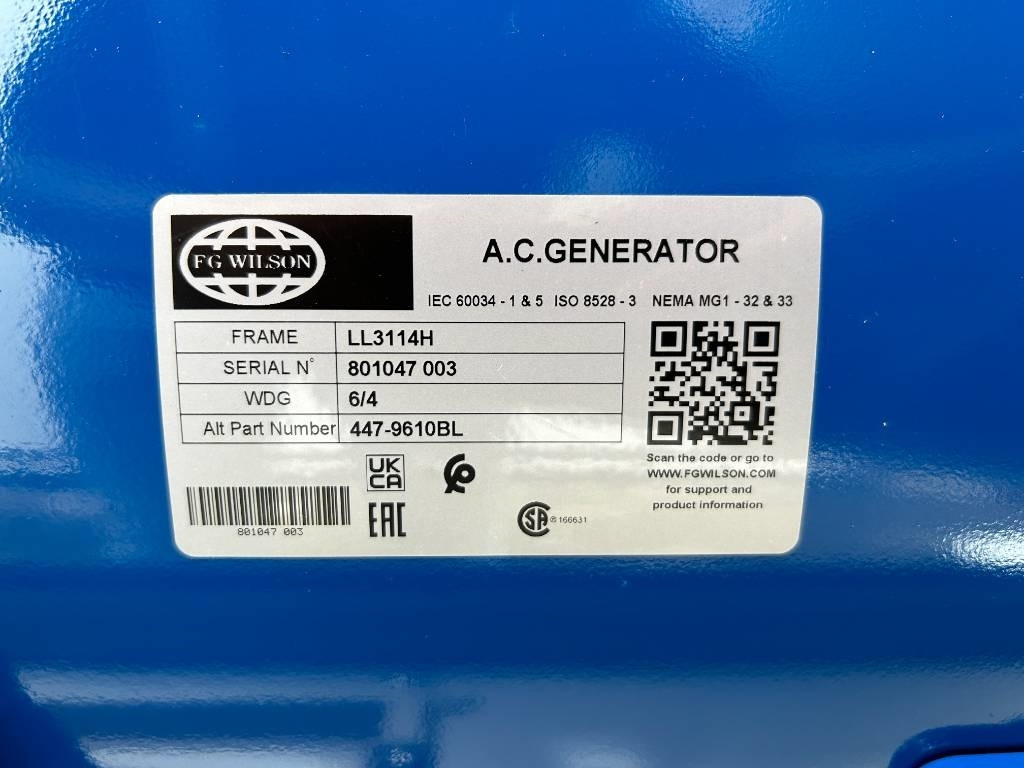 Groupe électrogène neuf FG Wilson P150-5 - 150 kVA Genset - DPX-16009: photos 11