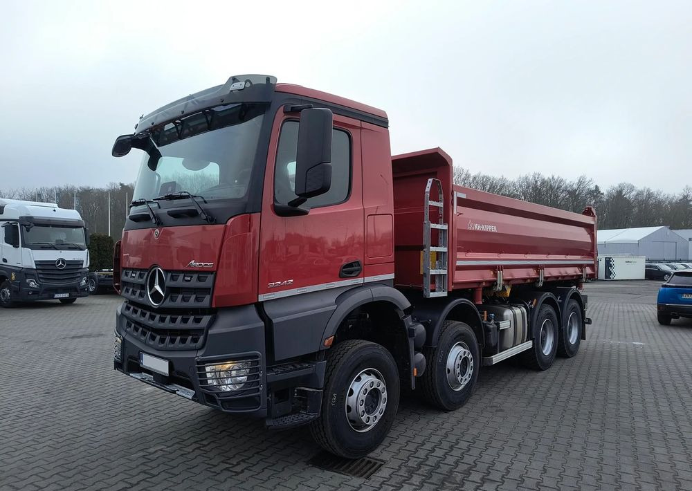 Mercedes-Benz Arocs 4142 AK 8x6 3W Hydroburta - Camion benne: photos 1 Mercedes-Benz Arocs 4142 AK 8x6 3W Hydroburta - Camion benne: photos 1