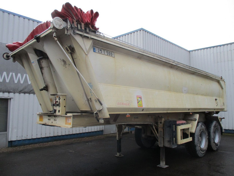 Benalu C33 , 2 Axle, Alu Tipper trailer , Drum brakes , Spring suspension - Semi-remorque benne: photos 1 Benalu C33 , 2 Axle, Alu Tipper trailer , Drum brakes , Spring suspension - Semi-remorque benne: photos 1