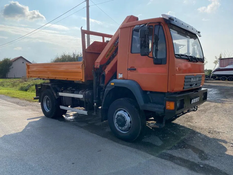 MAN LE 18-280 , 4X4 , Tipper , Palfinger PK 9501 - Camion benne, Camion grue: photos 5 MAN LE 18-280 , 4X4 , Tipper , Palfinger PK 9501 - Camion benne, Camion grue: photos 5