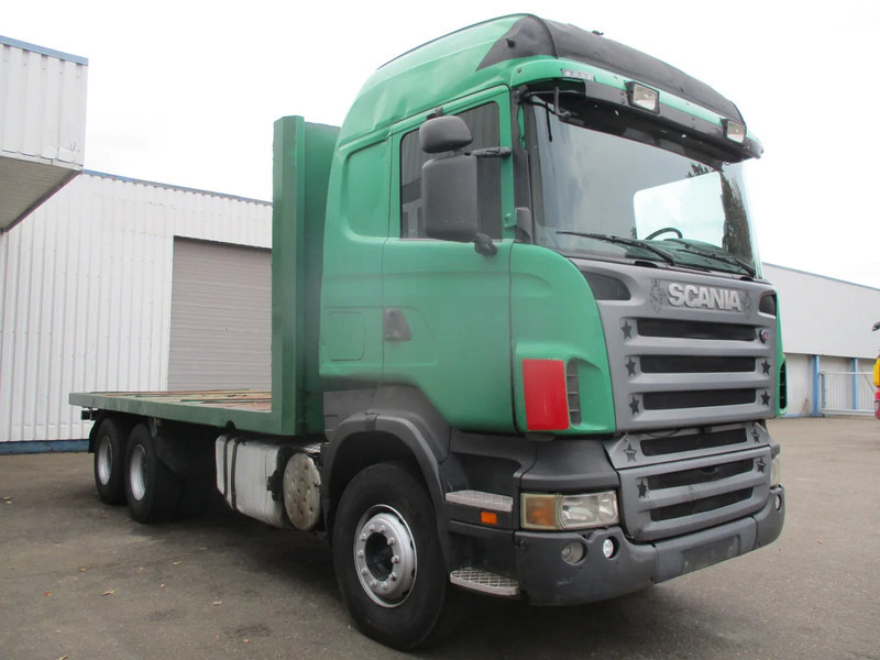 Scania R420 , 6x4 , Manual , Spring suspension - Camion plateau: photos 4 Scania R420 , 6x4 , Manual , Spring suspension - Camion plateau: photos 4