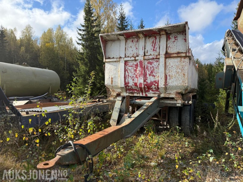 1978 Dapa 20T. M/dumperkasse - Remorque benne: photos 1 1978 Dapa 20T. M/dumperkasse - Remorque benne: photos 1