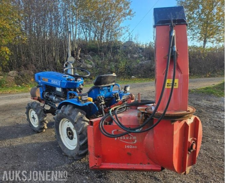 1982 Iseki Tx1300 Henger Snøfres Lunnebom Bakskuffe MVA-fri - Tracteur agricole: photos 2 1982 Iseki Tx1300 Henger Snøfres Lunnebom Bakskuffe MVA-fri - Tracteur agricole: photos 2
