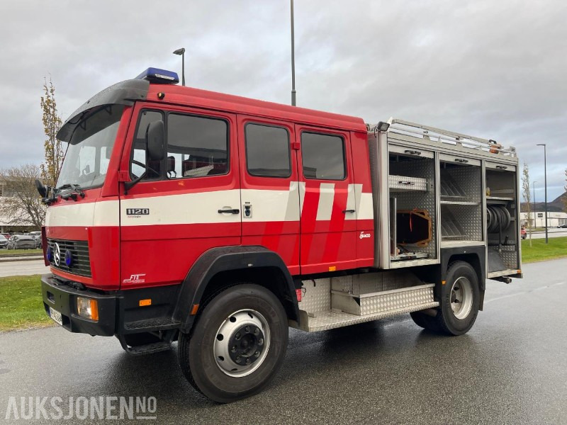 1990 Mercedes-Benz 1120 AF Brannbil, med kun 44745 km, Eu godkjent til 30.04.2026 - Camion de pompier: photos 3 1990 Mercedes-Benz 1120 AF Brannbil, med kun 44745 km, Eu godkjent til 30.04.2026 - Camion de pompier: photos 3