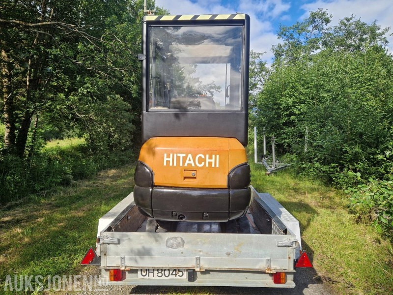 1996 Fiat-Hitachi FH15.2 Minigraver med gripeklo, pigghammer, 3 skuffer og Tysse maskinhenger MVA-FRI - Mini pelle: photos 4 1996 Fiat-Hitachi FH15.2 Minigraver med gripeklo, pigghammer, 3 skuffer og Tysse maskinhenger MVA-FRI - Mini pelle: photos 4