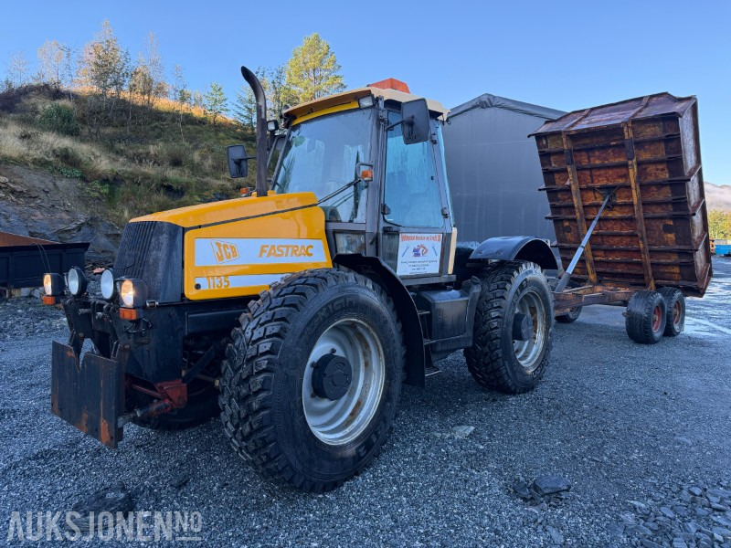 1996 JCB Fastrac 1135 7565 timer. Rep objekt med henger - Tracteur agricole: photos 1 1996 JCB Fastrac 1135 7565 timer. Rep objekt med henger - Tracteur agricole: photos 1