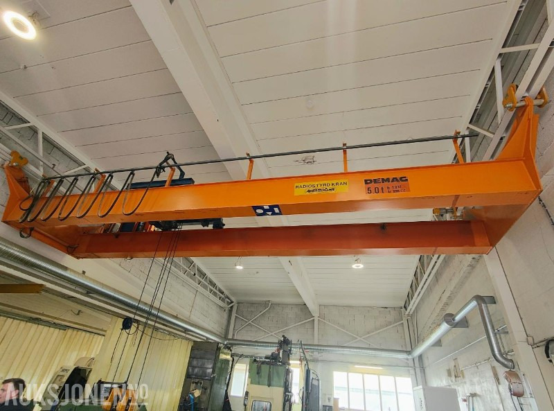 1997 Demag ZKKE Traverskran - Bredde 8500 mm - løftekapasitet 5 tonn - Grue: photos 1 1997 Demag ZKKE Traverskran - Bredde 8500 mm - løftekapasitet 5 tonn - Grue: photos 1