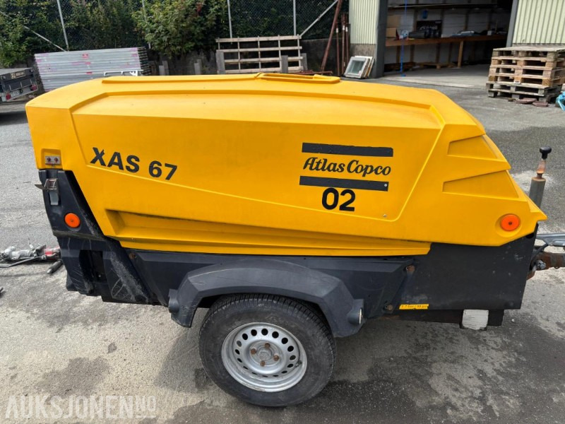 2005 Atlas Copco Xas 67. Luftkompressor - Foreuse: photos 1 2005 Atlas Copco Xas 67. Luftkompressor - Foreuse: photos 1