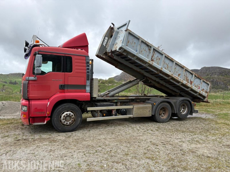 Camion ampliroll 2005 MAN TGA 6X2-2 KROKBIL MED TIPP-KASSE: photos 9