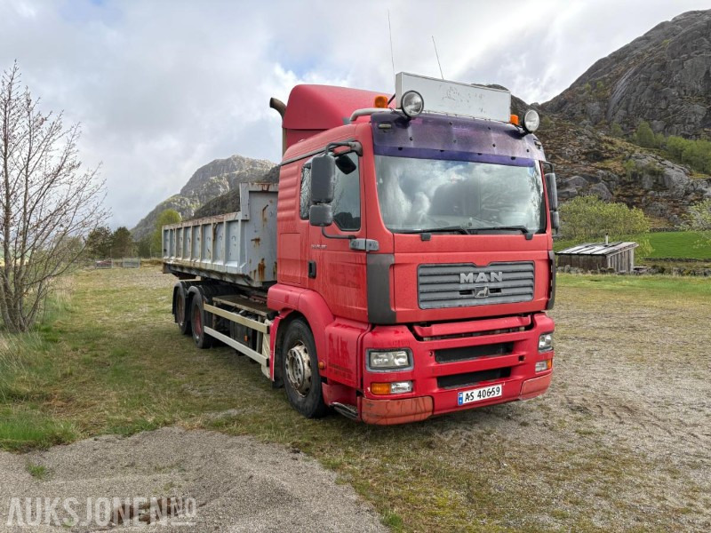 Camion ampliroll 2005 MAN TGA 6X2-2 KROKBIL MED TIPP-KASSE: photos 6