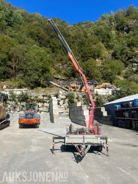 2008 Tysse tandemhenger med Fassi F22A.22 kran - klar til bruk, Nysertifisert! - Grue: photos 2 2008 Tysse tandemhenger med Fassi F22A.22 kran - klar til bruk, Nysertifisert! - Grue: photos 2