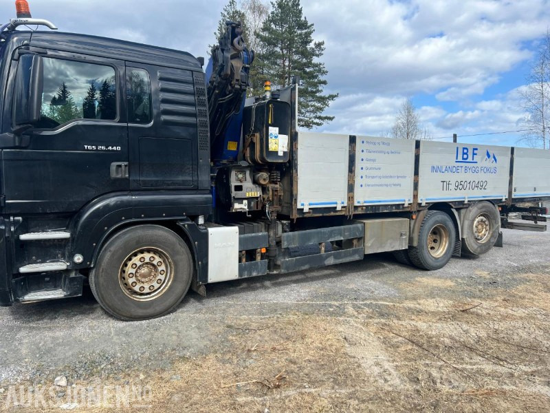 2010 MAN TGS 26.440 KRANBIL PM 22SP KRAN MED FJERNKONTROLL - Camion grue: photos 5 2010 MAN TGS 26.440 KRANBIL PM 22SP KRAN MED FJERNKONTROLL - Camion grue: photos 5