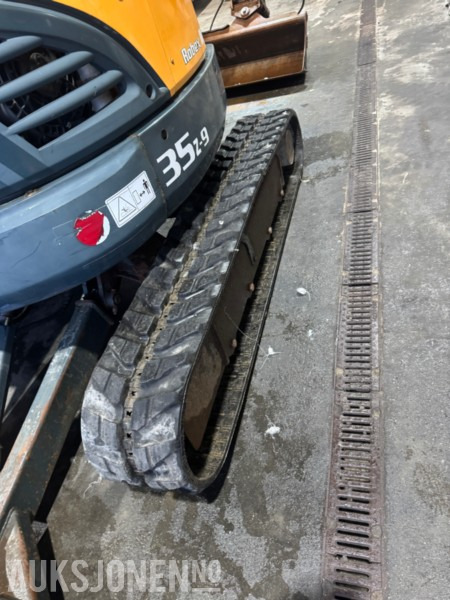 Mini pelle 2012 HYUNDAI ROBEX 35Z-9 4,1TONN MINIGRAVER. 2135TIMER NYE BELTER 2024. GRAVESKUFF. PLANERINGSKUFF.: photos 18