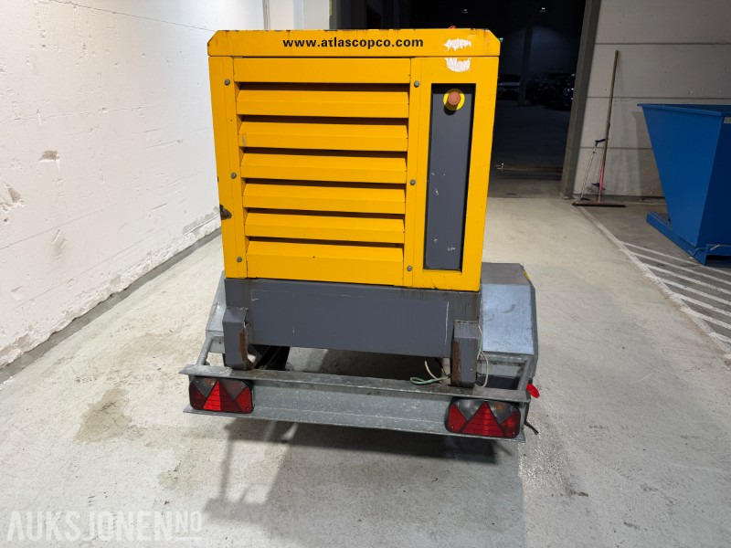 2014 Atlas Copco QAS 20 TR tilhengermontert aggregat - 20 KVA / 16 kW - Matériel de chantier: photos 3 2014 Atlas Copco QAS 20 TR tilhengermontert aggregat - 20 KVA / 16 kW - Matériel de chantier: photos 3