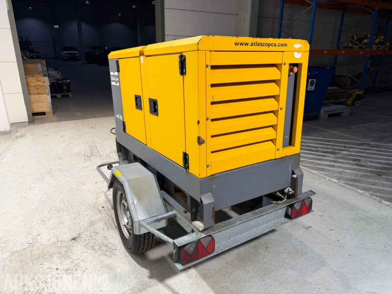 2014 Atlas Copco QAS 20 TR tilhengermontert aggregat - 20 KVA / 16 kW - Matériel de chantier: photos 2 2014 Atlas Copco QAS 20 TR tilhengermontert aggregat - 20 KVA / 16 kW - Matériel de chantier: photos 2