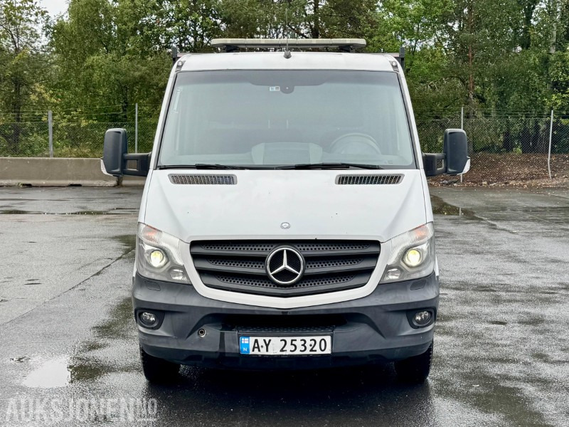 2014 Mercedes-Benz Sprinter 516 CDI planbil, 5-tonn, dobbelkabin, bakløft, lysbjelke - Camion plateau: photos 2 2014 Mercedes-Benz Sprinter 516 CDI planbil, 5-tonn, dobbelkabin, bakløft, lysbjelke - Camion plateau: photos 2