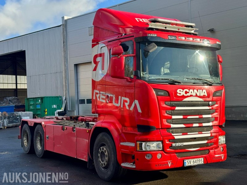 2015 Scania R490-6x2-Euro6T- Eu-godkjent til 01/26 - Km: 379186 - Camion ampliroll: photos 2 2015 Scania R490-6x2-Euro6T- Eu-godkjent til 01/26 - Km: 379186 - Camion ampliroll: photos 2