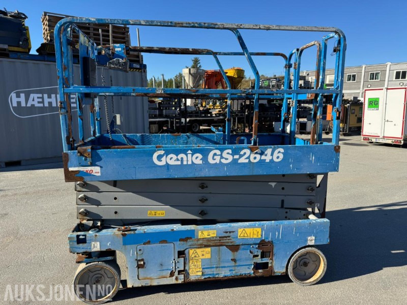 2016 Genie GS-2646 batteridreven sakselift / 10m / Årskontrollert - Nacelle: photos 2 2016 Genie GS-2646 batteridreven sakselift / 10m / Årskontrollert - Nacelle: photos 2
