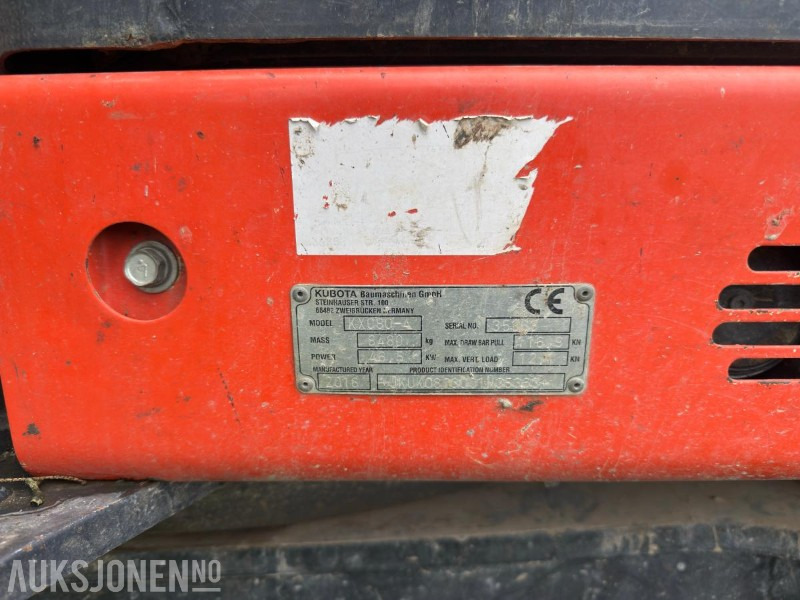 2016 Kubota KX080-4 Sentralsmøring Sertifisering 07/2025 - Pelle: photos 5 2016 Kubota KX080-4 Sentralsmøring Sertifisering 07/2025 - Pelle: photos 5
