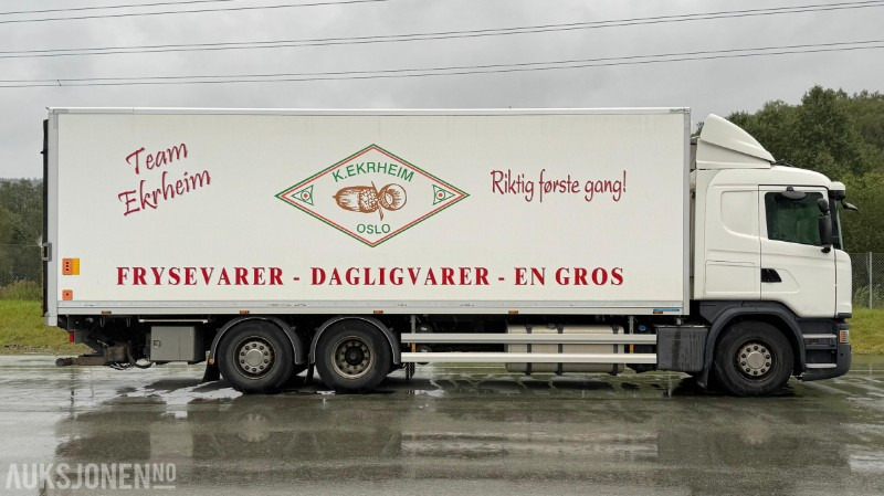 2016 Scania G450 med 2-soners kjøl- og frys, kun 1 eier! Gullavtale, Zepro, Onspot kjettinger, ryggekamera - Camion fourgon: photos 4 2016 Scania G450 med 2-soners kjøl- og frys, kun 1 eier! Gullavtale, Zepro, Onspot kjettinger, ryggekamera - Camion fourgon: photos 4