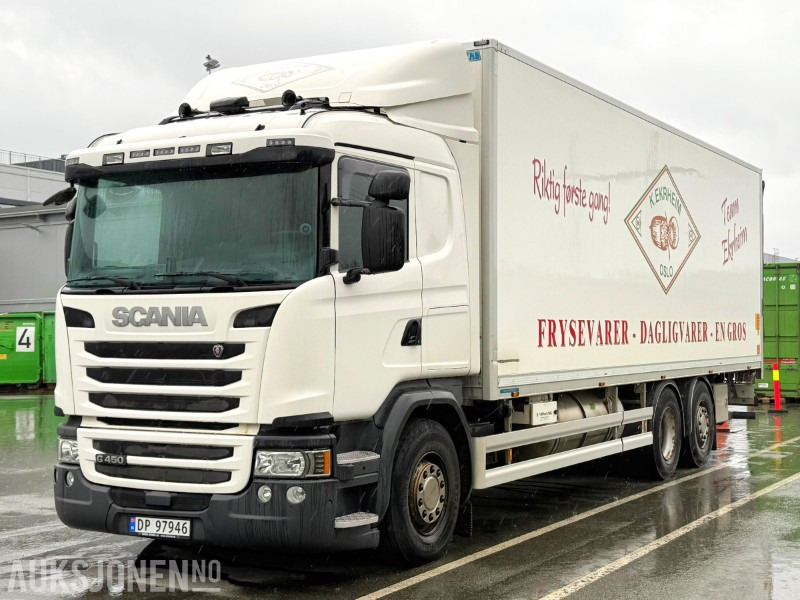 2016 Scania G450 med 2-soners kjøl- og frys, kun 1 eier! Gullavtale, Zepro, Onspot kjettinger, ryggekamera - Camion fourgon: photos 1 2016 Scania G450 med 2-soners kjøl- og frys, kun 1 eier! Gullavtale, Zepro, Onspot kjettinger, ryggekamera - Camion fourgon: photos 1