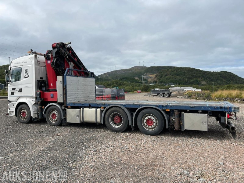 2016 Scania R-serie 8x2 HMF 85TM kranbil, Komplett karmsett, Kran sertifisert Aug 2025, Eu godkjent til 05.10.2026, klar til nye oppdrag ! - Camion grue: photos 4 2016 Scania R-serie 8x2 HMF 85TM kranbil, Komplett karmsett, Kran sertifisert Aug 2025, Eu godkjent til 05.10.2026, klar til nye oppdrag ! - Camion grue: photos 4