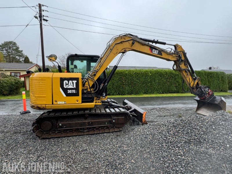 2017 Cat 307E2 beltegraver , rototilt R3,3skuffer,klype,servicehistorikk,6001t, - Pelle: photos 5 2017 Cat 307E2 beltegraver , rototilt R3,3skuffer,klype,servicehistorikk,6001t, - Pelle: photos 5