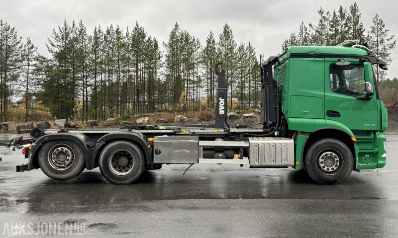 2017 MERCEDES-BENZ ACTROS 2546 6X2 KROKBIL JOAB EURO6 RETARDER VBG KAMERA LUFTFJÆRING - Camion ampliroll: photos 4 2017 MERCEDES-BENZ ACTROS 2546 6X2 KROKBIL JOAB EURO6 RETARDER VBG KAMERA LUFTFJÆRING - Camion ampliroll: photos 4
