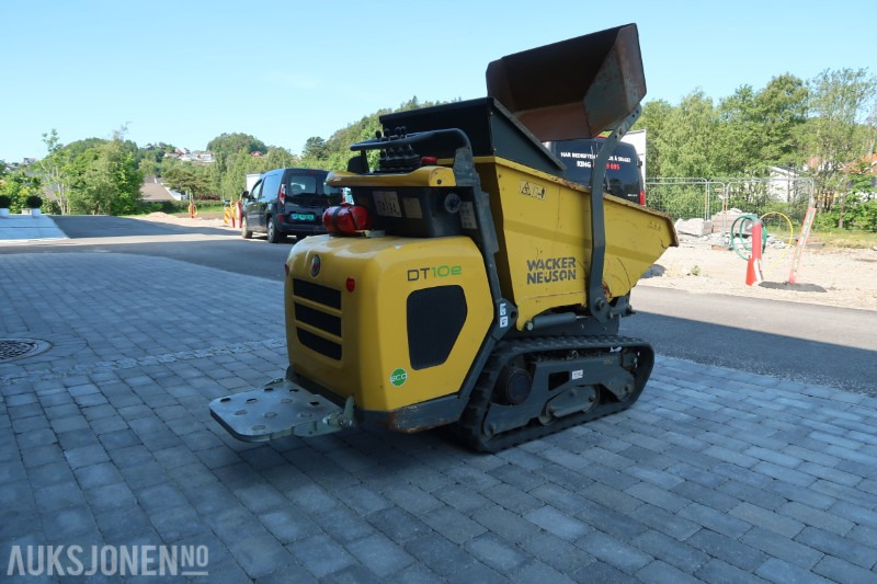 2017 Wacker Neuson DT10E - Elektrisk beltedumper med selvlaster - Nyttelast 1000 kg. - Timetall: 58 - Tombereau: photos 3 2017 Wacker Neuson DT10E - Elektrisk beltedumper med selvlaster - Nyttelast 1000 kg. - Timetall: 58 - Tombereau: photos 3