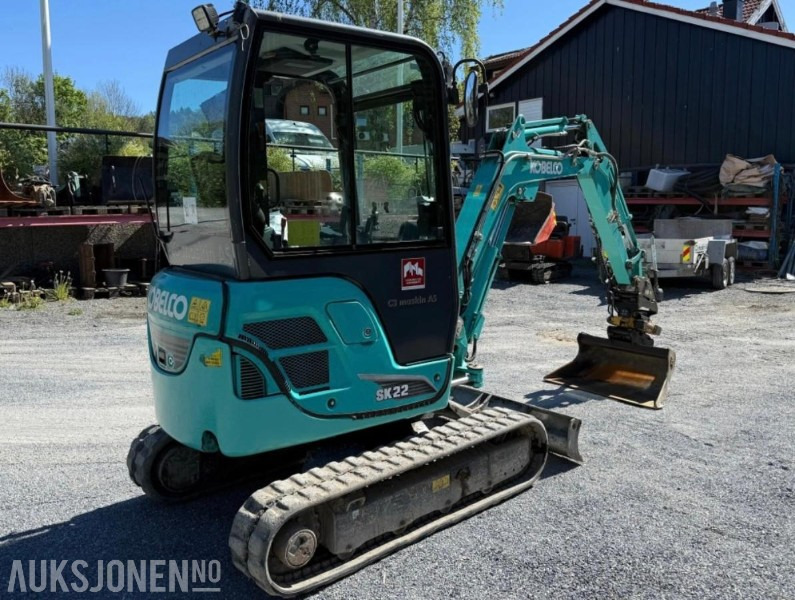 2018 Kobelco sk22 Minigraver med rotortilt - Mini pelle: photos 4 2018 Kobelco sk22 Minigraver med rotortilt - Mini pelle: photos 4