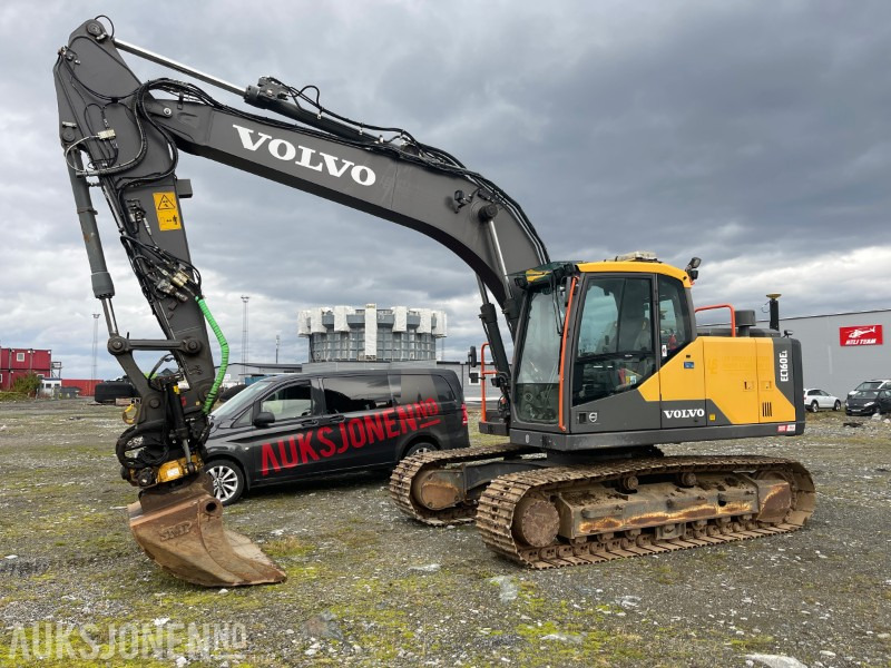 2018 Volvo EC 160 EL Gravemaskin med Engcon tiltrotator, Leica GPS, Sentralsmøring, Hk S60, 5327 timer - Pelle: photos 1 2018 Volvo EC 160 EL Gravemaskin med Engcon tiltrotator, Leica GPS, Sentralsmøring, Hk S60, 5327 timer - Pelle: photos 1