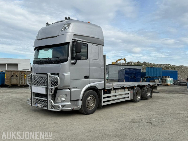 2019 DAF XF 530 FAS 6X2 Planbil - Strøere - Påkostet - VBG - 464432KM - Camion plateau: photos 1 2019 DAF XF 530 FAS 6X2 Planbil - Strøere - Påkostet - VBG - 464432KM - Camion plateau: photos 1