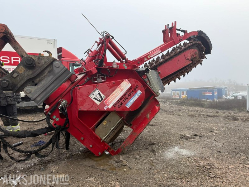2019 Grabenmeister GM 140 AFH 600 KJEDEGRAVER - LITE BRUKT. - Matériel de chantier: photos 3 2019 Grabenmeister GM 140 AFH 600 KJEDEGRAVER - LITE BRUKT. - Matériel de chantier: photos 3