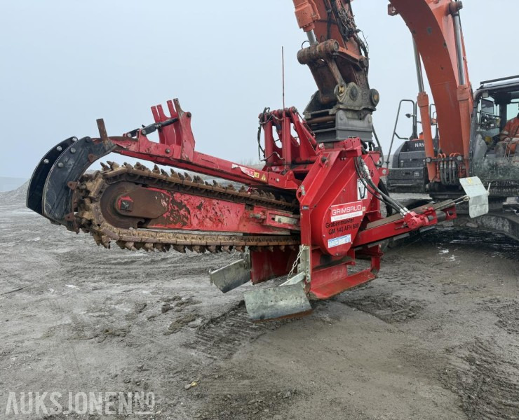 2019 Grabenmeister GM 140 AFH 600 KJEDEGRAVER - LITE BRUKT. - Matériel de chantier: photos 5 2019 Grabenmeister GM 140 AFH 600 KJEDEGRAVER - LITE BRUKT. - Matériel de chantier: photos 5