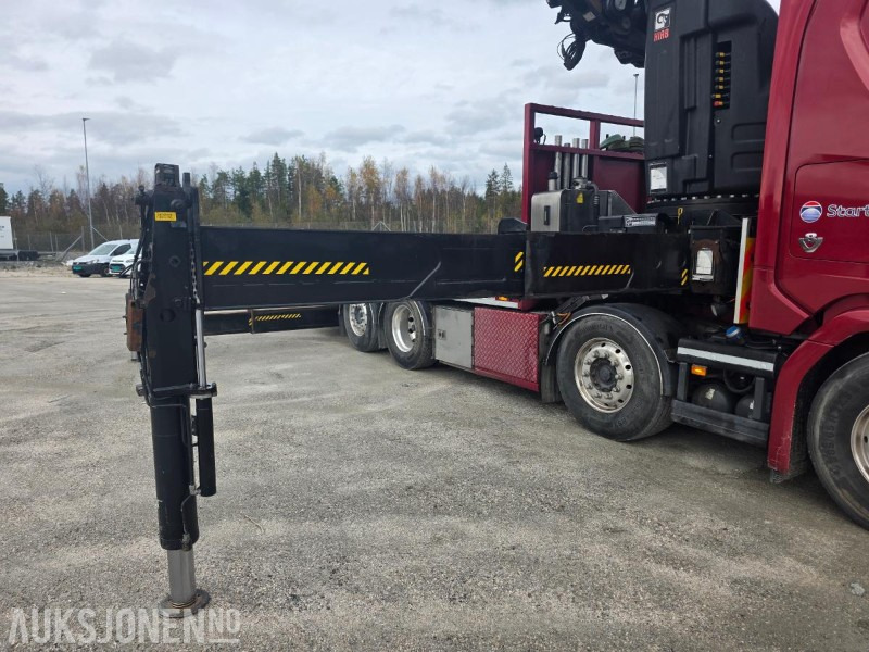 Camion grue 2019 Scania R-serie 580 kranbil / EURO 6 / Topp utstyrt / servicehistorikk / HIAB-kran 858, 80 Tm / Nylig EU: photos 12