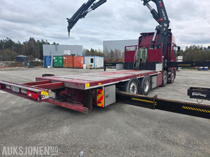 Camion grue 2019 Scania R-serie 580 kranbil / EURO 6 / Topp utstyrt / servicehistorikk / HIAB-kran 858, 80 Tm / Nylig EU: photos 19