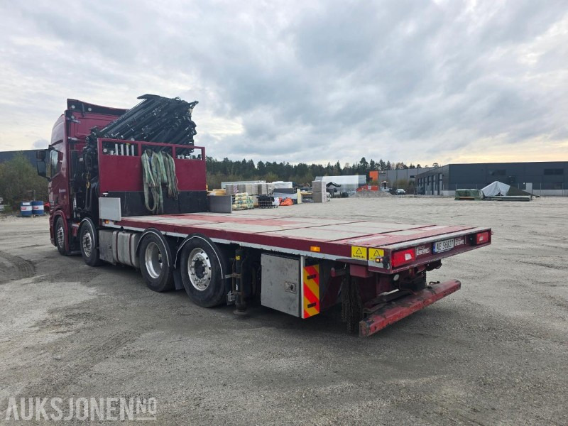 Camion grue 2019 Scania R-serie 580 kranbil / EURO 6 / Topp utstyrt / servicehistorikk / HIAB-kran 858, 80 Tm / Nylig EU: photos 8