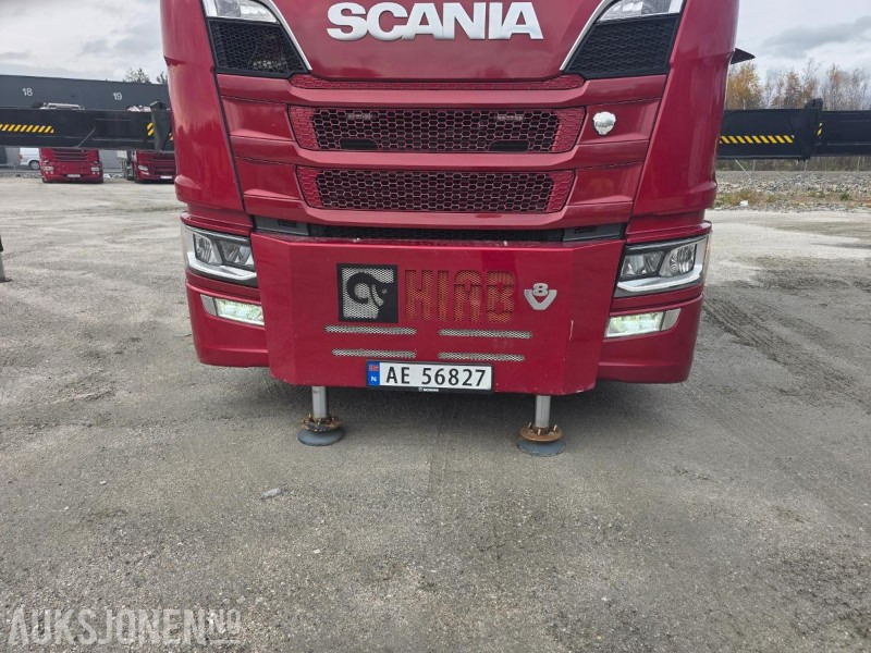 Camion grue 2019 Scania R-serie 580 kranbil / EURO 6 / Topp utstyrt / servicehistorikk / HIAB-kran 858, 80 Tm / Nylig EU: photos 14