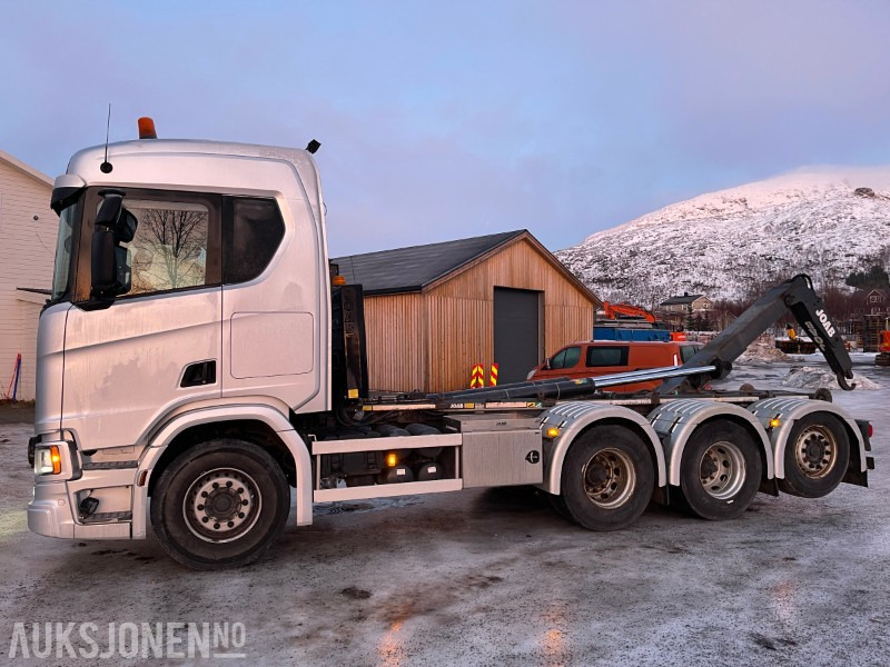 2019 Scania R500 8X4, 275105 km, Joab 24 tonns Krokløft, bilen leveres med ny Eu godkjenning - Camion ampliroll: photos 3 2019 Scania R500 8X4, 275105 km, Joab 24 tonns Krokløft, bilen leveres med ny Eu godkjenning - Camion ampliroll: photos 3